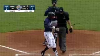 Demeritte hits first Double-A homer for M-Braves
