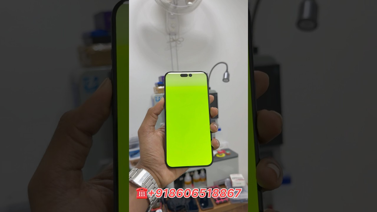 iPhone 15 pro max Green Display issues 🚨