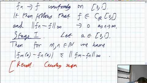 Lecture 11a: Functional Analysis