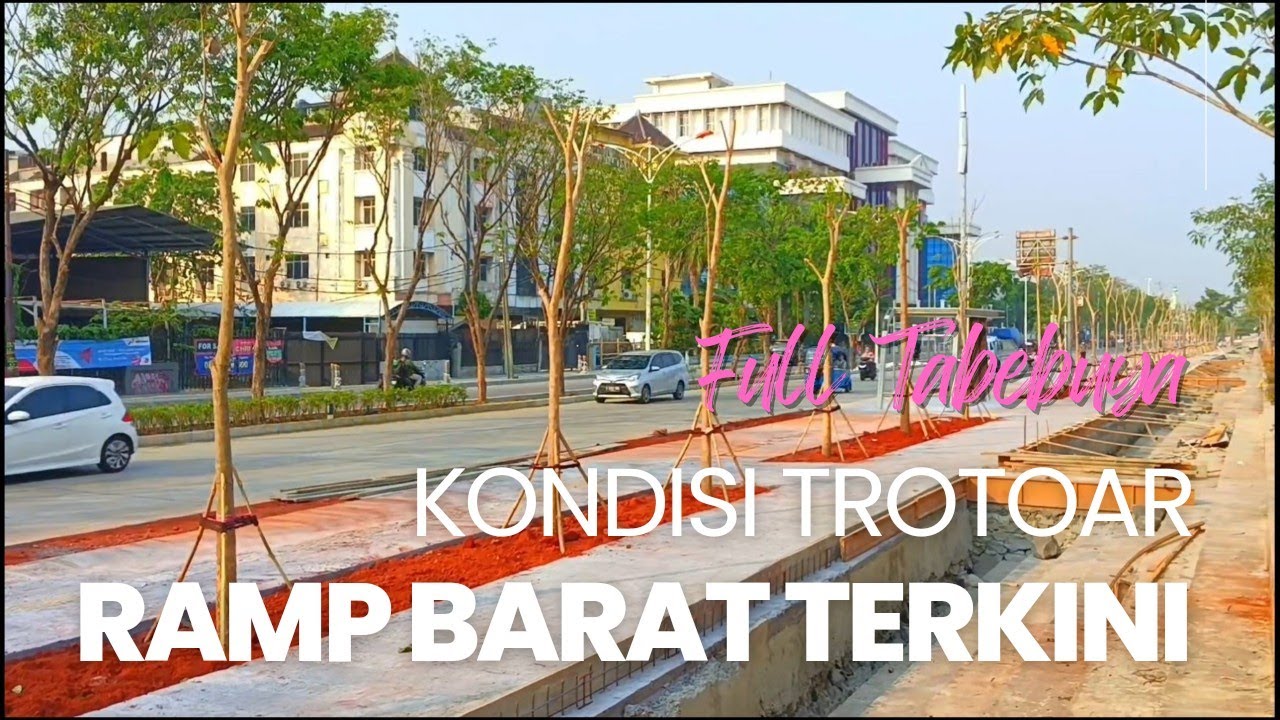 H-8 PIALA DUNIA U-17 🔥‼️ KONDISI TROTOAR RAMP BARAT STADION JIS TERKINI ...