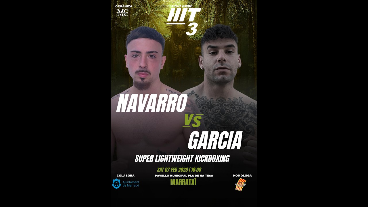 JORDI GARCÍA vs YERAI NAVARRO | Kickboxing | Golden | HIT FightGame 3