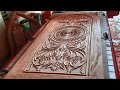 Modern Main Door Design For Home || Large carved Wheel with CNC Machine
