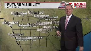 LATEST FORECAST: Stubborn clouds decrease, but keep temps cool