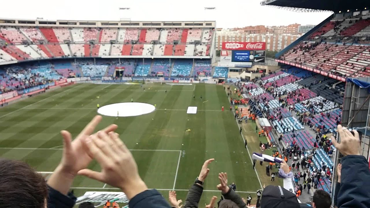REAL MADRID ALE ALE En el Calderón YouTube