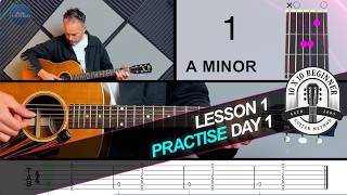 Information L1 PRACTISE DAY 1 - 10x10 BEGINNER GUITAR METHOD Update