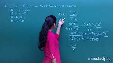 JEE Mathematics | Permutations & Combinations | JEE Main Sample Paper | In English | Misostudy