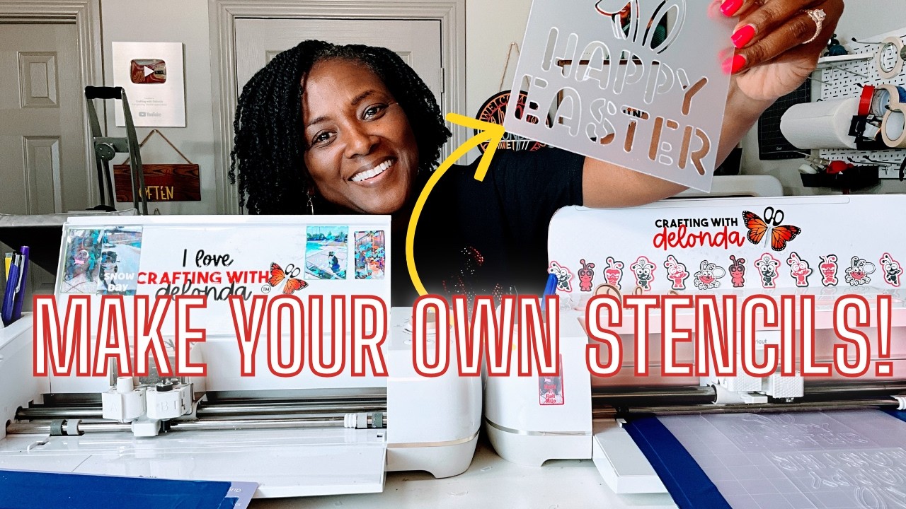 Как сделать многоразовые трафареты своими руками из разделочных ковриков из магазина Dollar Tree ...