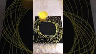 Pendulum Art with acrylic paint