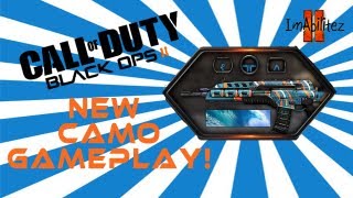 New BO2 Camos Gameplay! "New Personalization Packs"  (Black Ops 2 DLC CAMOS)