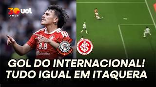 GOL DO INTERNACIONAL! BERNABEI DEIXA TUDO IGUAL EM ITAQUERA COM CHUTE FORTE NO CANTO DE HUGO SOUZA