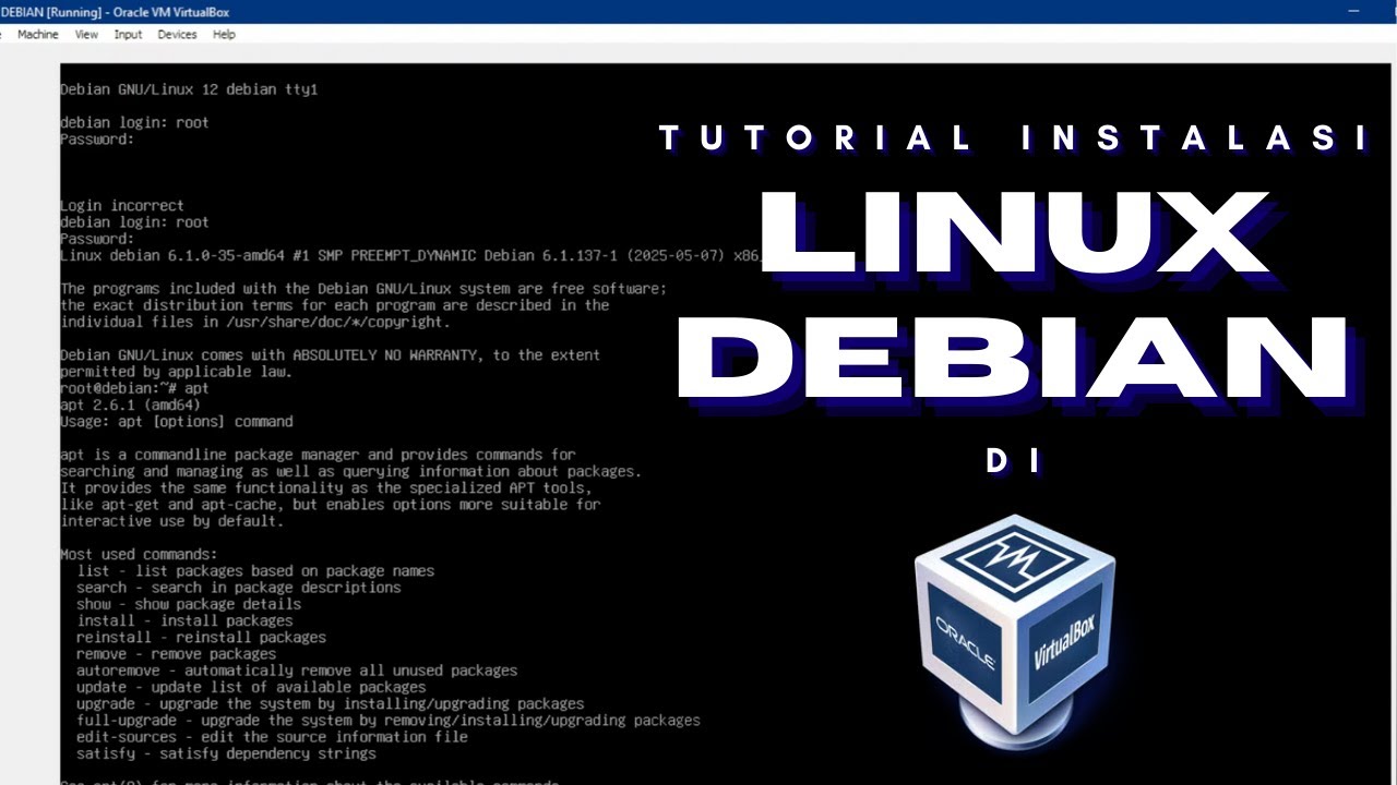 Tutorial Menginstal Linux Debian Di VirtualBox KELOMPOK 4 - YouTube