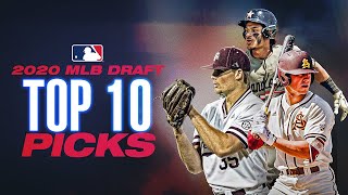 MLB Draft: Top 10 Picks - Full Selections (Spencer Torkelson, Austin Martin, and more!)