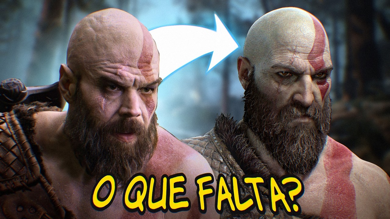 ILUSTRADOR mostra O QUE FALTA para KRATOS ficar IDÊNTICO!