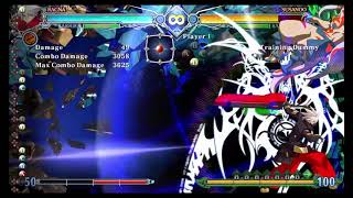 BBCF2 MOST OPTIMAL RAGNA COMBO PART 3 THE RAGGENING