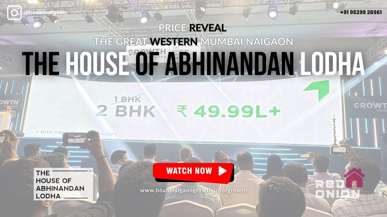 Final Price Reveal: 1BHK in Naigaon @ ₹32.99L | HOABL Growth Homes & Growth Housing | Mumbai Deal