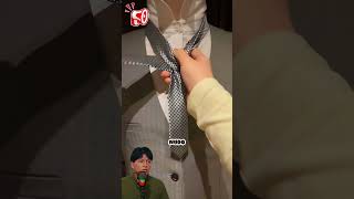 Tecnica de doblar medias y hacer la corbata