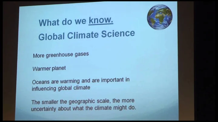 Living with a Changing Climate Dr Julia Fry