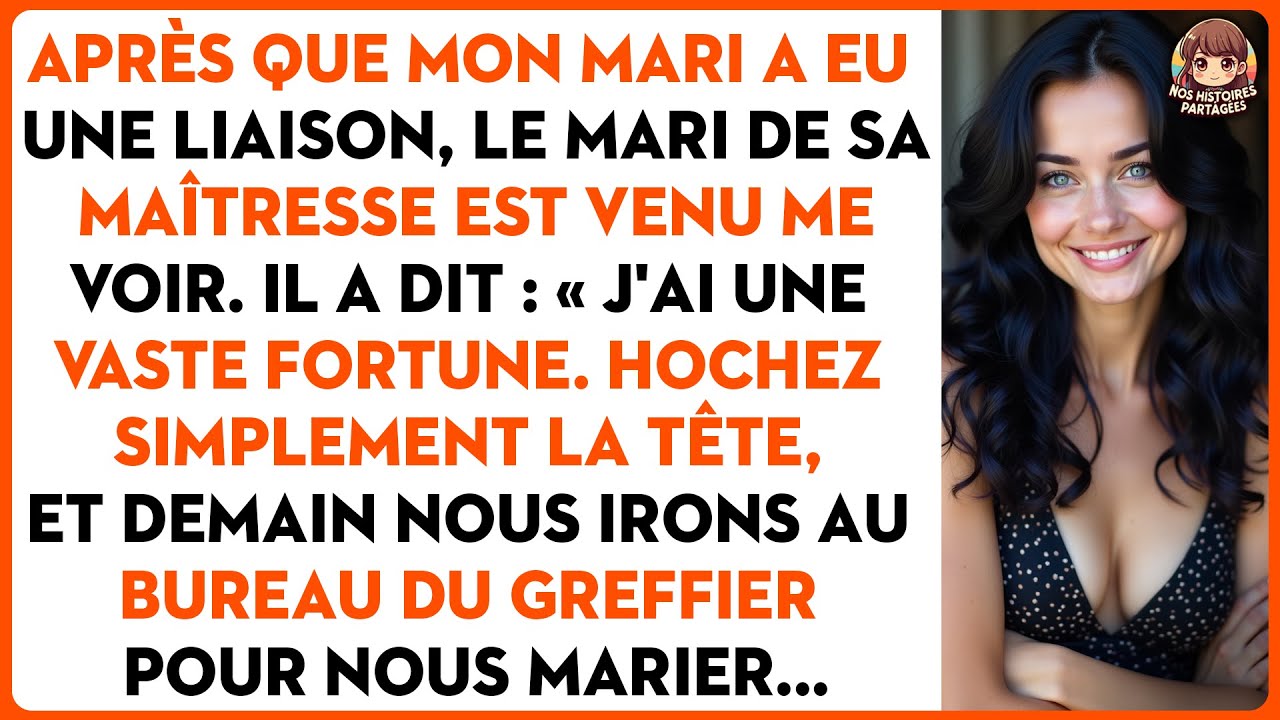 Après que mon mari a eu une liaison, le mari de sa maîtresse est venu me voir.