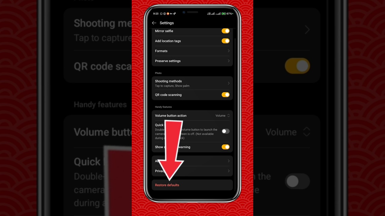 Mobile Camera Reset Trick 2025 😱🔥 Restore Fast 