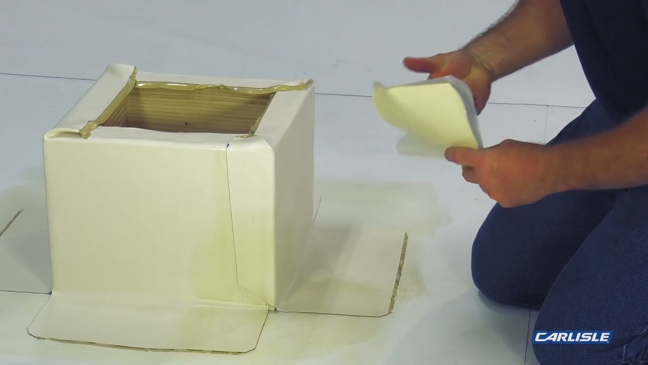 Sure-White EPDM Pressure-Sensitive Outside Corner for TPO Systems (U-15ET)