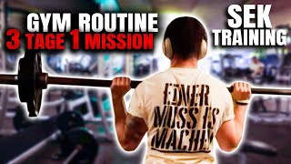 3 Tages Gym Routine - Sek Training Kuni