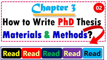 Materials and Methods  -  Experimental Methods ?