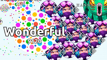 WONDERFUL SOLO DESTRUCTION! EPIC POPSPLIT & REVERSE TRICKSPLIT ( Agar.io Solo Gameplay )