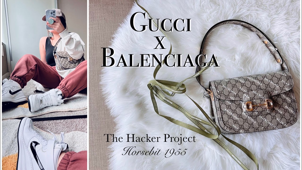 Gucci x Balenciaga Horsebit 1955 Shoulder Bag