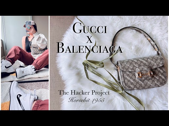 Gucci x Balenciaga The Hacker Project Mini Gucci Horsebit 1955 Beige/Ebony