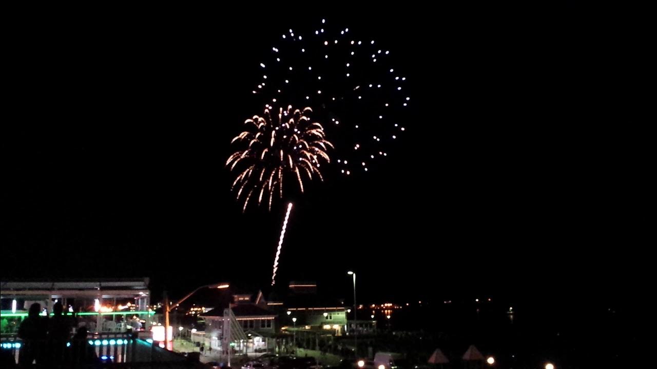 Fireworks on the beach Hampton beach YouTube
