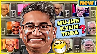 😈🤭Smiles of Rajdeep Sardesai😜🤡😛Indian Media Funny Moments 😂😂Scolded Insulted Trolled Compilation