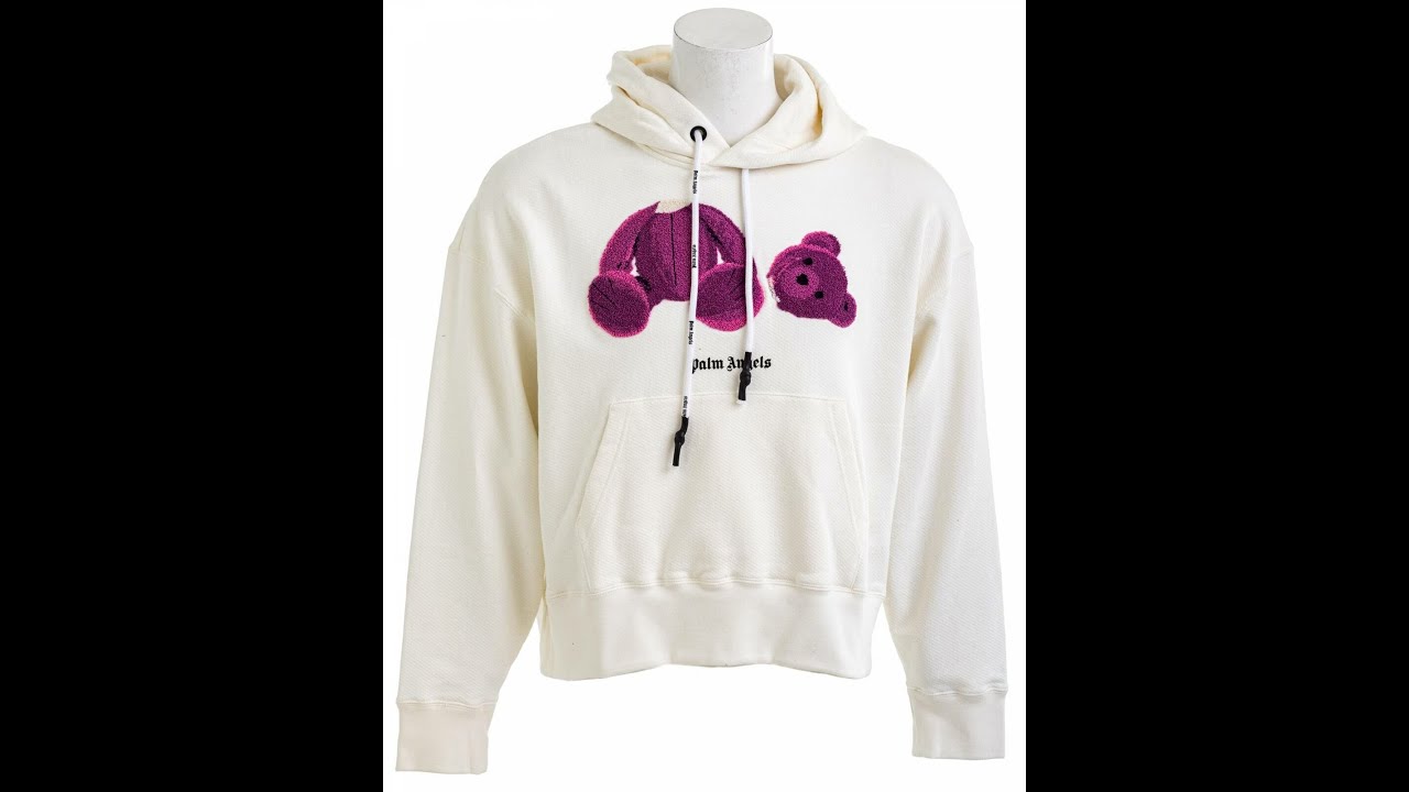 palm angels kill the bear hoodie white Welcome to Quality