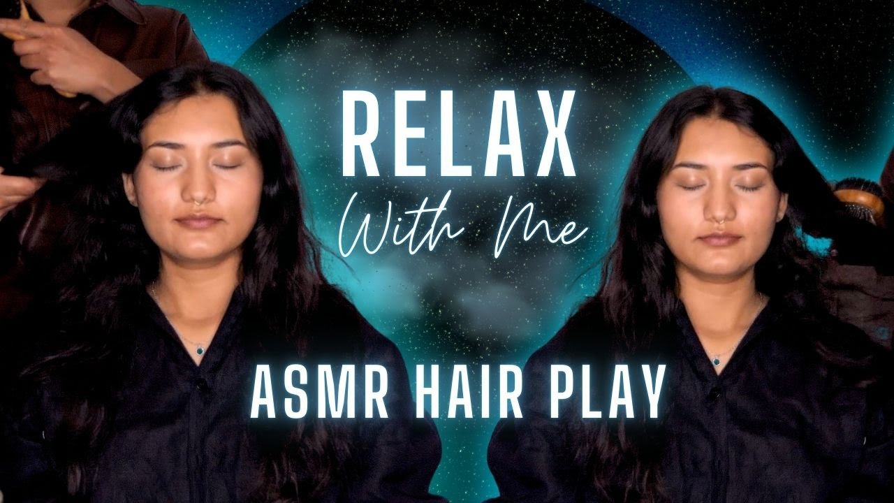 💖 ASMR Vinni is in Heaven 😌 Peaceful Hair Play + Brushing, Soothing & Ultra Relaxing 🌙 Fall Asleep 💤