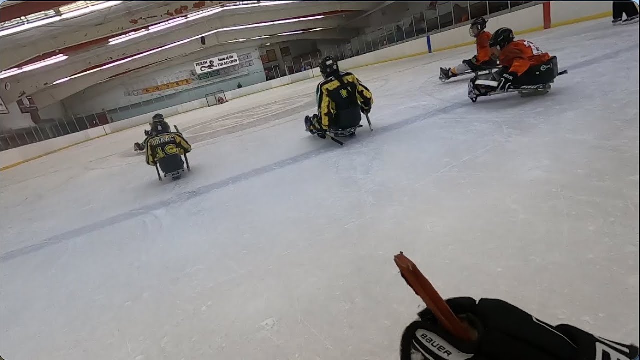 Indy Steel vs Chicagoland GoPro Sled Hockey YouTube