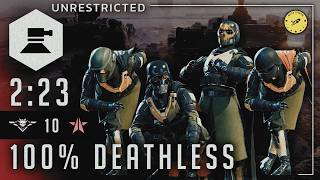 Helldivers 2 · 100% Speedrun · Destroy Command Bunkers in 2:23 (Deathless)