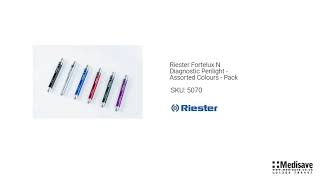 Riester Fortelux N Diagnostic Penlight Assorted Colours Pack 5070