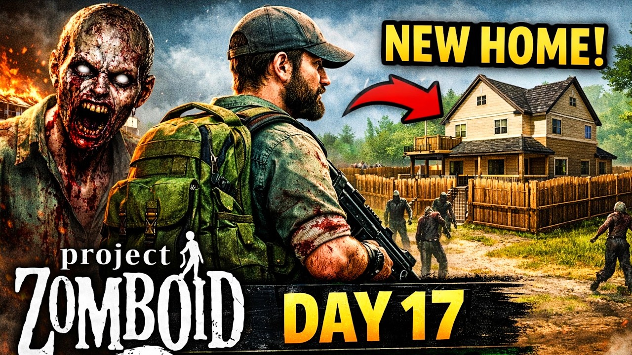 Project Zomboid Survival Series | Day 17 – A NEW Home!