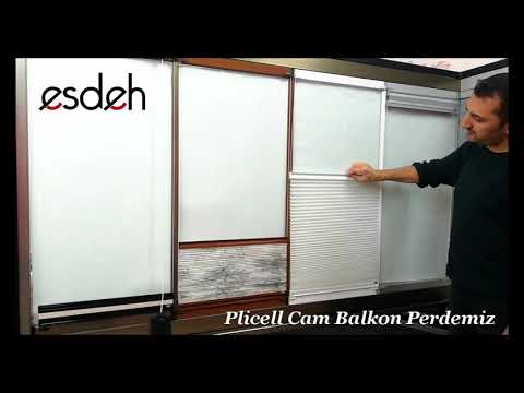 Plicell Cam Balkon Perdesi Kısa Tanıtım (Esdeh Perde Sistemleri)