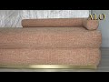 HOW TO MAKE A CHANNEL TUFTED BENCH- ALO Upholstery