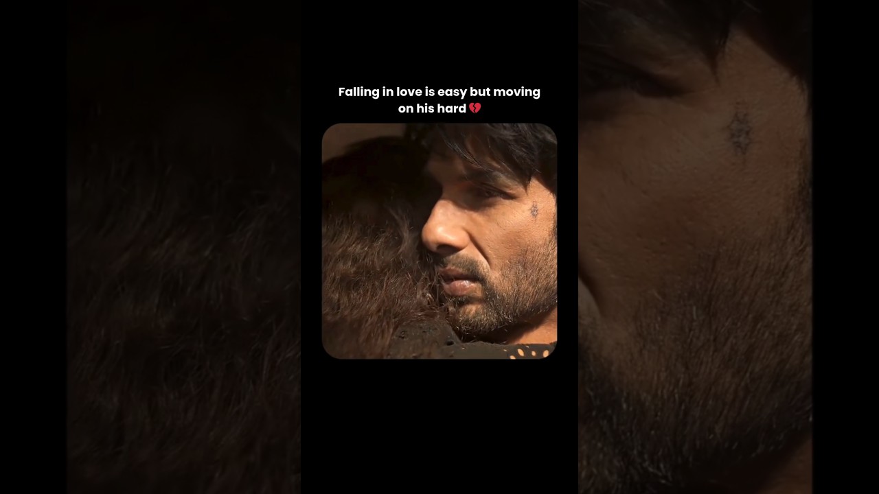 Moving On Is Not Easy 😢💔 #shahidkapoor #triptidimri #broken #shorts