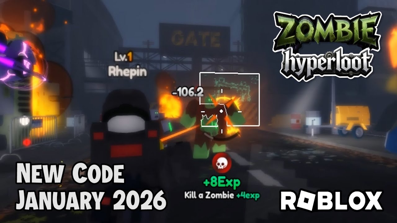 Roblox Zombie Hyperloot New Code January 2026 YouTube 
