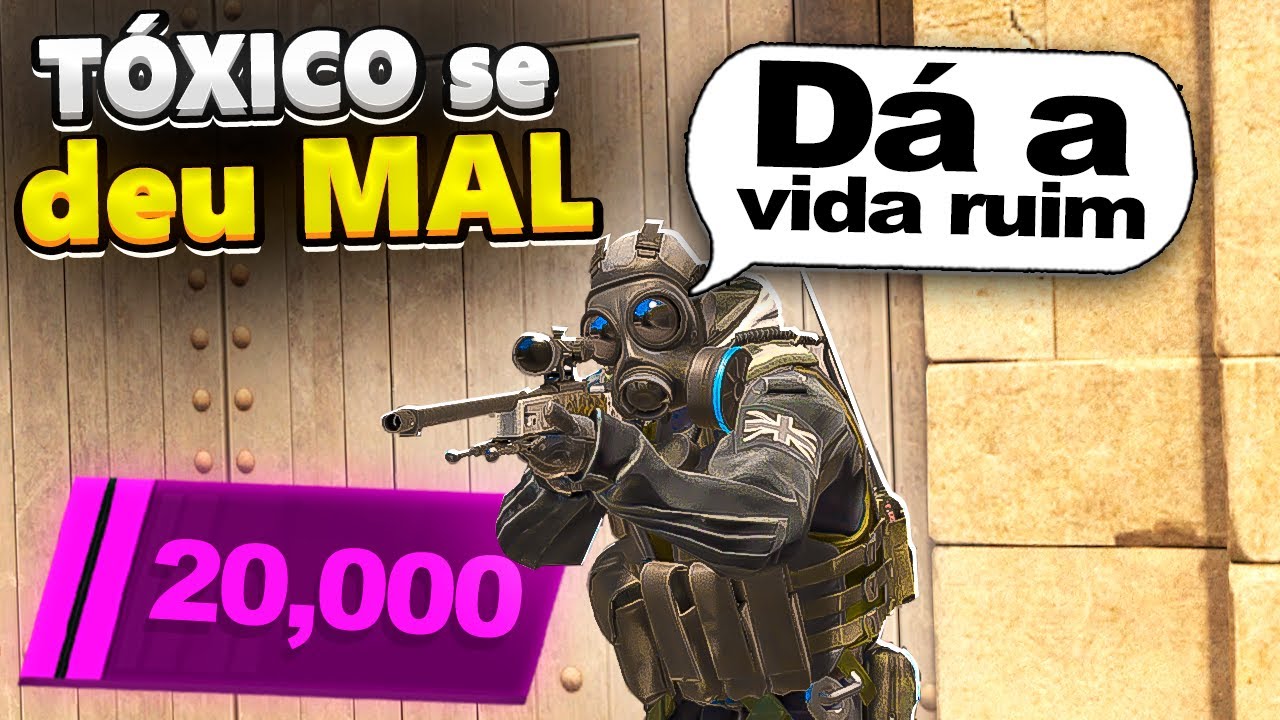 Tóxico foi ZOAR no PISTOL e o final foi TRÁGICO, peguei 20K de RATING!