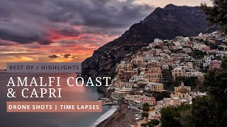 Amalfi Coast & Capri - Best Drone Shots & Time Lapses [4K]