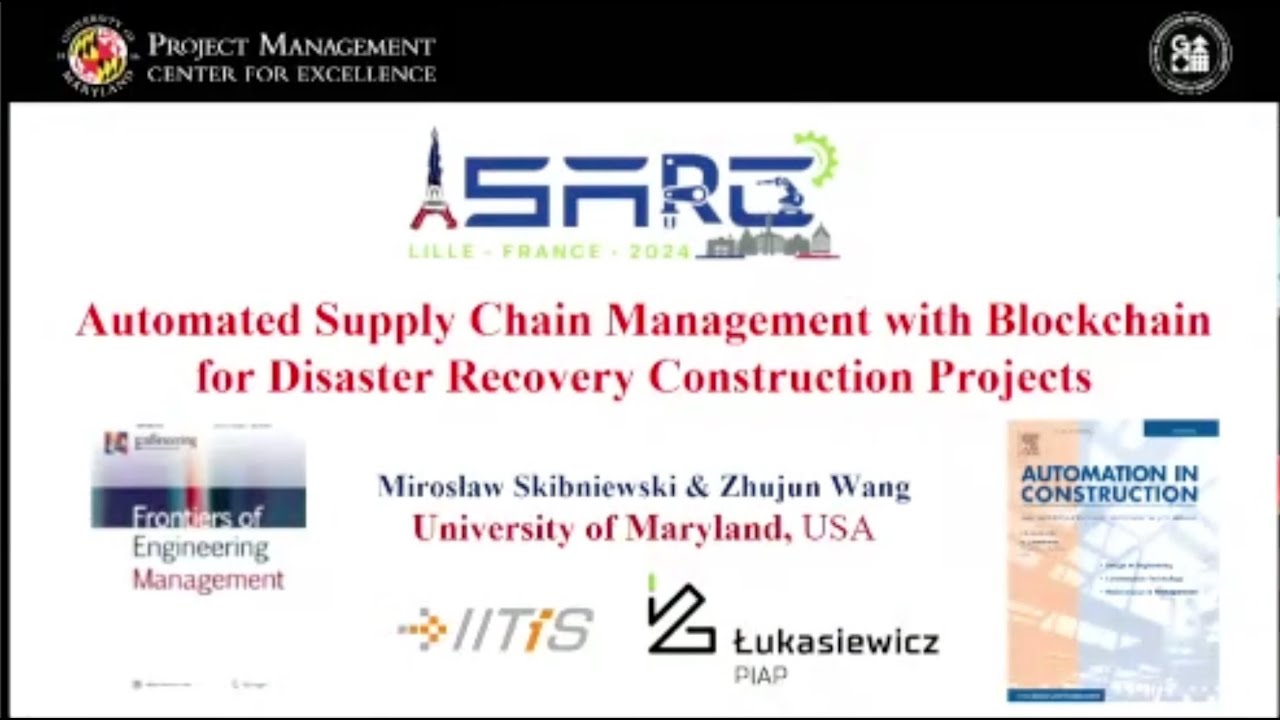 ISARC 24 - Keynote by Mirosław J. Skibniewski