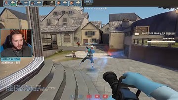 TF2 Stream Highlight: European twitch main bullies streamer