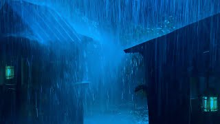 Relax and Sleep Deeply with Rhythmic Rainfall & Rolling Thunder on a Tin Roof | Rain Sounds ASMR