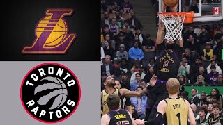 Lakers Vs Raptors Lakers Gametimetv Lakers Highlights