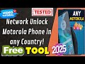 Motorola SIM Unlock App: Bypass Carrier Lock (Free &amp; Easy 2025) | All Moto Network Unlock Tool