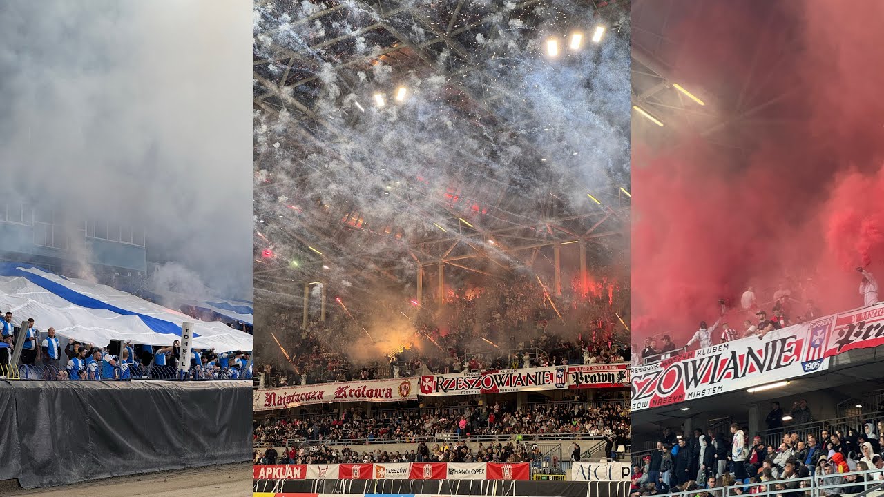 Derby Rzeszowa: wymiana uprzejmości i ogromne ilości piro / Resovia Rzeszów - Stal Rzeszów
