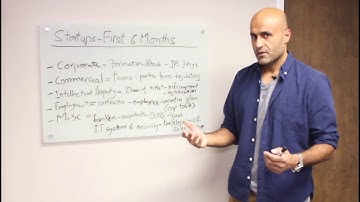Startups - First 6 Months - Legally